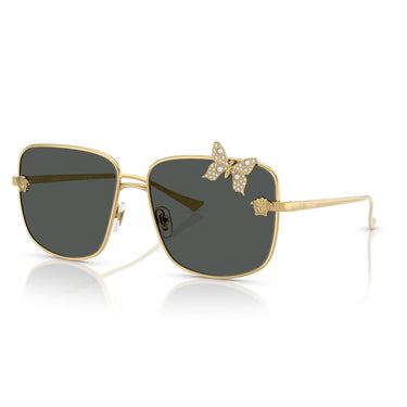 Versace Gafas de Sol VE2282 100287 Oro/Gris Oscuro Mujer