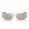 Versace Occhiali da Sole VE2287 1000AP Argento/Trasparente Specchiato Platino Uomo