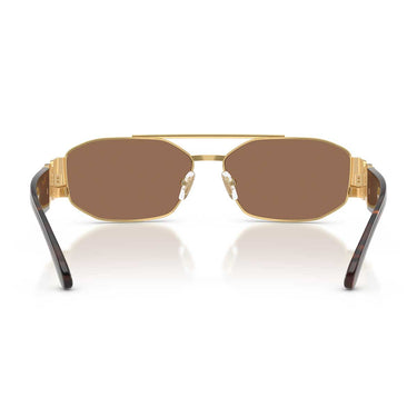 Versace Occhiali da Sole VE2287 100273 Oro/Marrone Scuro Uomo 3