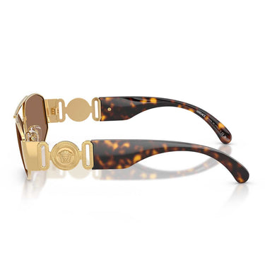 Versace Occhiali da Sole VE2287 100273 Oro/Marrone Scuro Uomo 2