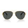 Versace Okulary Przeciwsłoneczne VE2289 100287 Złoto Ciemnoszary Męskie