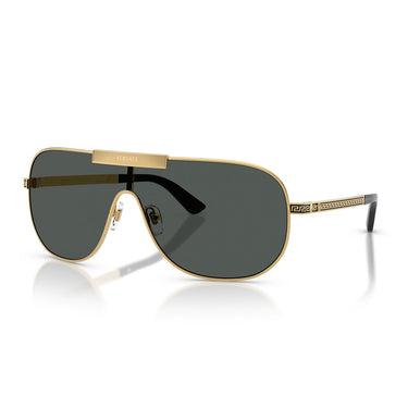 Versace Occhiali da Sole VE2293 100287 Oro/Grigio Scuro Uomo