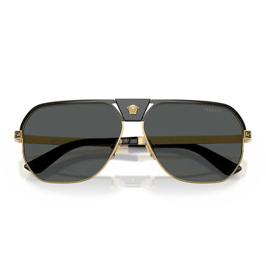 Versace Occhiali da Sole VE2294 100287 Oro/Grigio Scuro Uomo 4