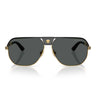 Versace Occhiali da Sole VE2294 100287 Oro/Grigio Scuro Uomo