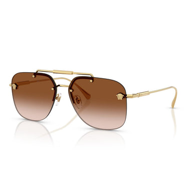 Versace Occhiali da Sole VE2296 100213 Oro/Marrone Sfumato Donna 1