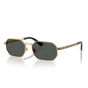 Versace Occhiali da Sole VE2297 100287 Oro Grigio Scuro Uomo  2