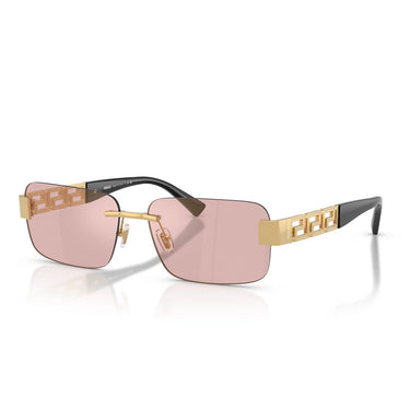Versace Occhiali da Sole VE2298 10021T Oro/Rosa Specchiato Oro Uomo 1