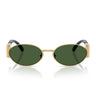 Versace Occhiali da Sole VE2299 100271 Oro Verde Scuro Uomo 