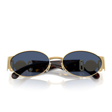 Versace Occhiali da Sole VE2299 100280 Oro Blu Scuro Uomo 5