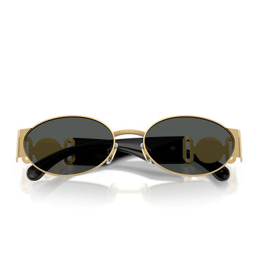 Versace Occhiali da Sole VE2299 100287 Oro Grigio Scuro Uomo 5
