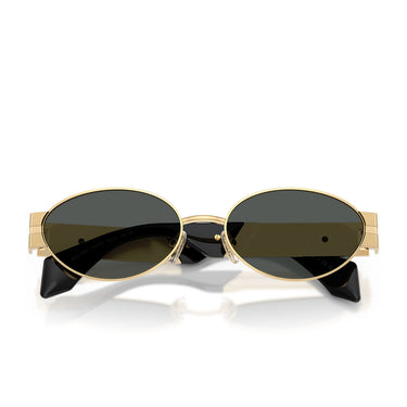Versace Occhiali da Sole VE2301 152387 Oro Grigio Scuro Uomo 5