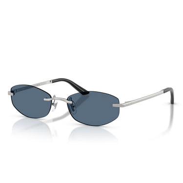 Versace Occhiali da Sole VE2308D 152680 Argento Blu Scuro Donna 2