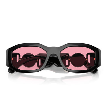 Versace Okulary Przeciwsłoneczne VE4361 GB1-84 Biggie Nero-Rosa Unisex 4