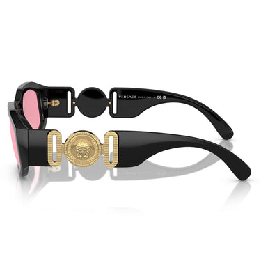 Versace Okulary Przeciwsłoneczne VE4361 GB1-84 Biggie Nero-Rosa Unisex 2