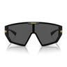 Versace Occhiali da Sole VE4461 GB1 87 Nero Grigio Scuro e Oro Unisex 