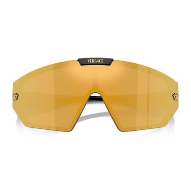 Versace Occhiali da Sole VE4461 GB1 87 Nero Grigio Scuro e Oro Unisex 6