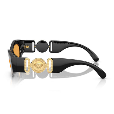 Versace Occhiali da Sole VE4480U GB1 7 Nero Arancione Donna  3