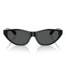Versace Lunettes de Soleil VE4491U GB1/87 Noir/Gris Foncé Femme