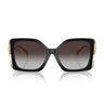 Versace Occhiali da Sole VE4502U GB1 87 Nero Grigio Chiaro Sfumato Nero Donna