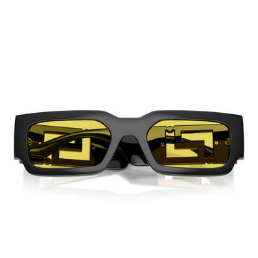 Versace Occhiali da Sole VE4506U GB1 85 Nero Giallo Uomo  4
