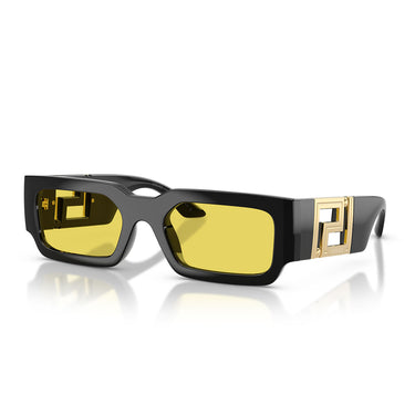 Versace Occhiali da Sole VE4506U GB1 85 Nero Giallo Uomo 2