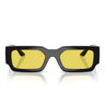 Versace Occhiali da Sole VE4506U GB1 85 Nero Giallo Uomo 
