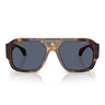Versace Occhiali da Sole VE4508U 55372V Marrone/Blu Scuro Uomo Polarizzati