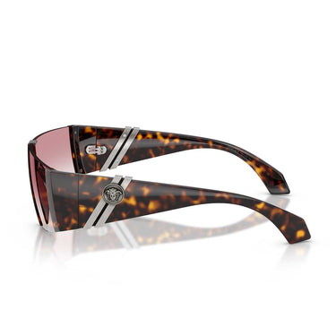 Versace Occhiali da Sole VE4516 108/3B Marrone/Trasparente Sfumato Rosa Donna 3
