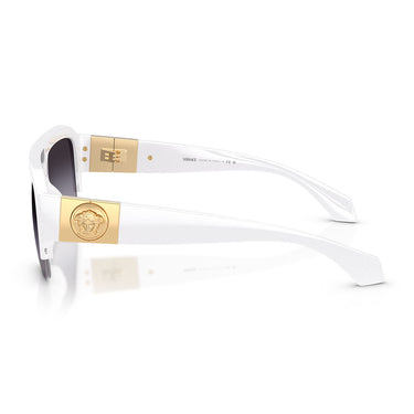 Versace Occhiali da Sole VE4525U 314 8G Bianco Grigio Sfumato Uomo 3