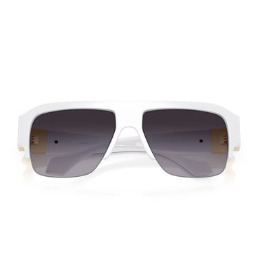 Versace Occhiali da Sole VE4525U 314 8G Bianco Grigio Sfumato Uomo 5