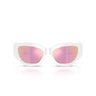 Versace Occhiali da Sole VK4007U 314 1T Bianco Rosa Specchiato Bambini 