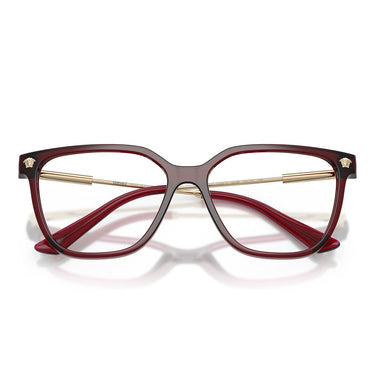 Versace Occhiali da Vista VE3388U 5538 Rosso Ciliegia/Trasparente Donna 4