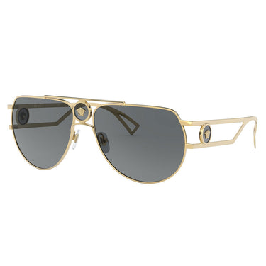 Versace Okulary Przeciwsłoneczne VE2225 ​100287 Złoto/Szary Unisex 2