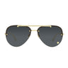 Versace Gafas de Sol VE2231 100287 Oro/Gris Oscuro Unisex