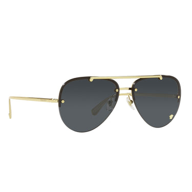 Versace Okulary Przeciwsłoneczne VE2231 100287 Złoty/Ciemnoszary Unisex 7