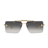 Versace Okulary Przeciwsłoneczne VE2245 10028G Złoto/Szary Gradient Unisex