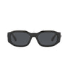 Versace Okulary Przeciwsłoneczne VE4361 536087 Biggie Czarny/Ciemnoszary Unisex
