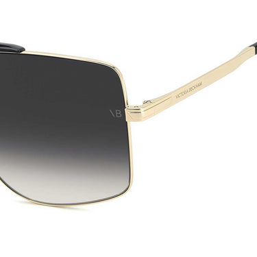 Victoria Beckham Occhiali da Sole VB 7006/S 2M29O Nero Oro/Grigio Sfumato Donna 5