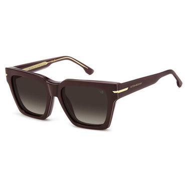 Victoria Beckham Occhiali da Vista VB 7009/C LHFLA Bordeaux/Trasparente Con Clip Polarizzata Donna 3