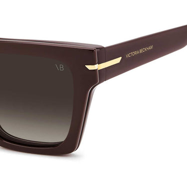 Victoria Beckham Occhiali da Vista VB 7009/C LHFLA Bordeaux/Trasparente Con Clip Polarizzata Donna 7