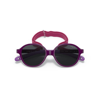 Vogue Occhiali da Sole VJ2012 297687 Violetto Gommato/Grigio Scuro Bambini