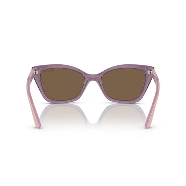 Vogue Occhiali da Sole VJ2020 306473 Viola Trasparente/Marrone Scuro Bambini