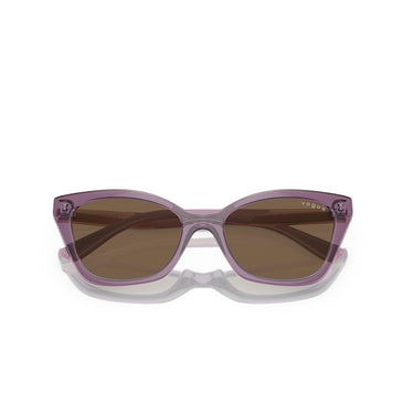 Vogue Occhiali da Sole VJ2020 306473 Viola Trasparente/Marrone Scuro Bambini