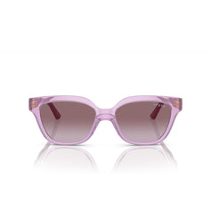 Vogue Occhiali da Sole VJ2021 27808H Rosa Trasparente/Viola Sfumato Bambini