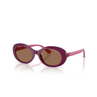 Vogue Occhiali da Sole VJ2032 321373 Viola Pieno/Marrone Scuro Bambini 2