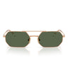 Vogue Occhiali da Sole VO4329S 51529A Oro Pallido/Verde Scuro Donna Polarizzati