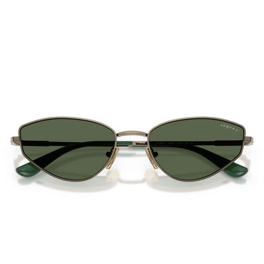 Vogue Occhiali da Sole VO4339S 51389A Marrone Chiaro Verde Scuro Donna Polarizzati  5
