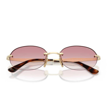 Vogue Occhiali da Sole VO4342S 848/3B Oro Pallido/Trasparente Sfumato Rosa Donna 6