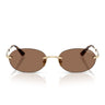 Vogue Occhiali da Sole VO4342S 848/73 Oro Pallido/Marrone Scuro Donna