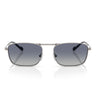 Vogue Occhiali da Sole VO4346S 51874L Gunmetal Spazzolato/Blu Sfumato Grigio Uomo